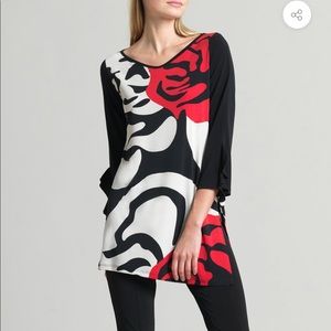 Cara Sunwoo Tunic with ruffle sleeve